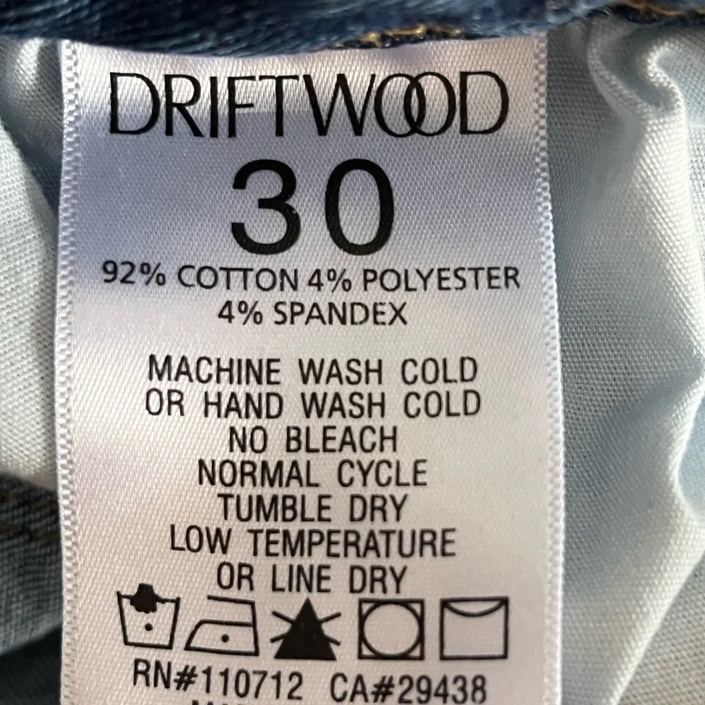DRIFTWOOD Embroidered Floral Audrey High Rise‎ Jeans